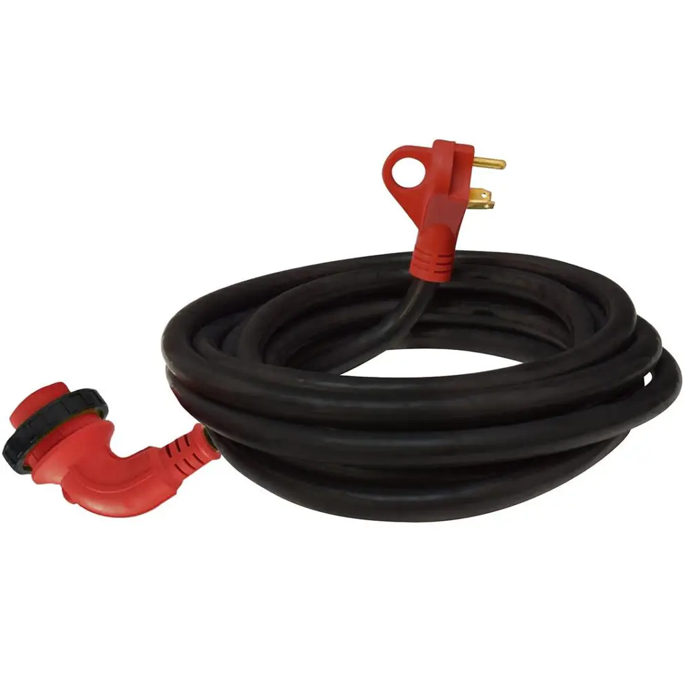 Mighty Cord™ Power Supply Cord 3 Prong 30 Amp 25 Foot Length Black - VALA10-3025ED90